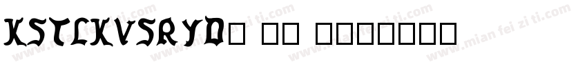 KSTLKVSRYD0 19 0字体转换